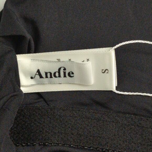 Andie The Luzon Black One Piece Eco Nylon Swimwear Bathing Suit Size S New - Picture 7 of 11